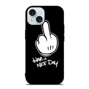 MICKEY MOUSE MIDDLE FINGER DISNEY iPhone 15 Case Cover MICKEY MOUSE MIDDLE FINGER DISNEY iPhone 15 Case Cover