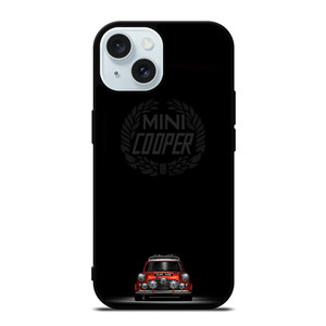 MINI COOPER CAR CLASSIC LOGO iPhone 15 Case Cover MINI COOPER CAR CLASSIC LOGO iPhone 15 Case Cover