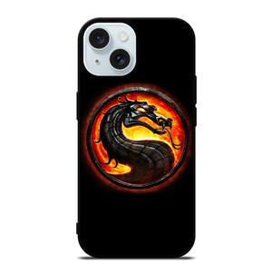 MORTAL KOMBAT LOGO iPhone 15  Case Cover MORTAL KOMBAT LOGO iPhone 15  Case Cover