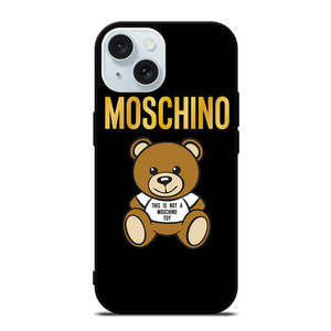 MOSCHINO TEDDY BEAR CUTE iPhone 15 Case Cover MOSCHINO TEDDY BEAR CUTE iPhone 15 Case Cover