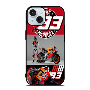 NEW MARC MARQUEZ 93 MOTO GP iPhone 15 Case Cover NEW MARC MARQUEZ 93 MOTO GP iPhone 15 Case Cover