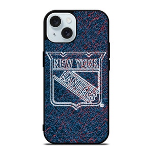 NEW YORK RANGERS ABSTRACT iPhone 15  Case Cover NEW YORK RANGERS ABSTRACT iPhone 15  Case Cover