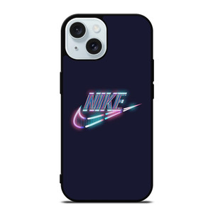 NIKE LOGO GLOW iPhone 15 Case Cover NIKE LOGO GLOW iPhone 15 Case Cover