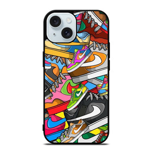 NIKE SHOES ART COLLAGE iPhone 15  Case Cover