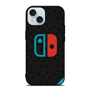 NINTENDO SWITCH CONSOLE SYMBOL iPhone 15  Case Cover NINTENDO SWITCH CONSOLE SYMBOL iPhone 15  Case Cover