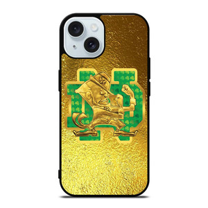 NOTRE DAME FIGHTING IRISH GOLD iPhone 15  Case Cover