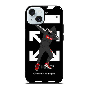 OFF WHITE X DAB SUPREME ILLUSTRATION iPhone 15 Case Cover OFF WHITE X DAB SUPREME ILLUSTRATION iPhone 15 Case Cover