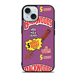 ONLY BACKWOODS CIGARS iPhone 15  Case Cover ONLY BACKWOODS CIGARS iPhone 15  Case Cover