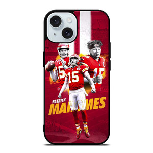 PATRICK MAHOMES KC CHIEFS NFL iPhone 15  Case Cover PATRICK MAHOMES KC CHIEFS NFL iPhone 15  Case Cover
