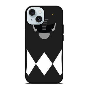 POWER RANGERS BLACK iPhone 15  Case Cover POWER RANGERS BLACK iPhone 15  Case Cover