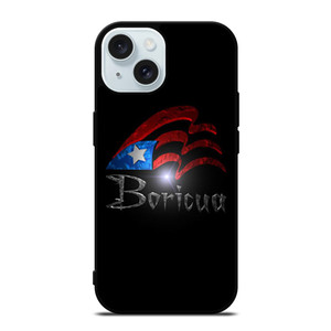 PUERTO RICO FLAG BORICUA iPhone 15  Case Cover PUERTO RICO FLAG BORICUA iPhone 15  Case Cover