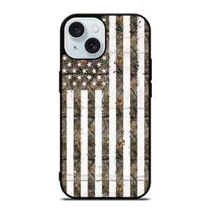 REALTREE CAMO FLAG iPhone 15  Case Cover
