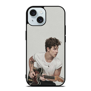 SHAWN MENDES AND GUITAR iPhone 15 Case Cover SHAWN MENDES AND GUITAR iPhone 15 Case Cover