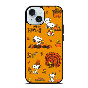 SNOOPY THE PEANUTS HAPPY THANKSGIVING iPhone 15  Case Cover SNOOPY THE PEANUTS HAPPY THANKSGIVING iPhone 15  Case Cover