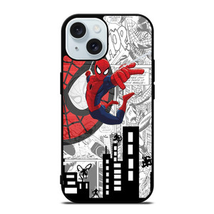 SPIDEMAN CARTOON COMIC iPhone 15  Case Cover