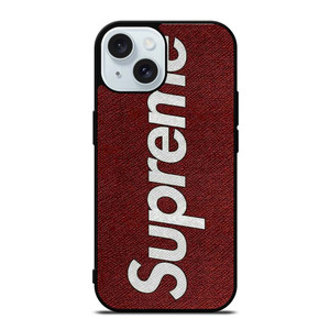 SUPREME LOGO ON CANVAS iPhone 15  Case Cover