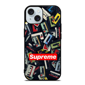 SUPREME LOGO TAPE WALKMAN iPhone 15  Case Cover