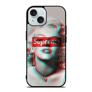 SUPREME MARILYN MONROE iPhone 15 Case Cover SUPREME MARILYN MONROE iPhone 15 Case Cover