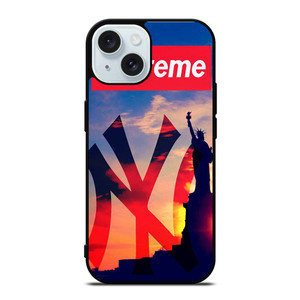 SUPREME NEW YORK LOGO iPhone 15 Case Cover SUPREME NEW YORK LOGO iPhone 15 Case Cover