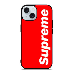SUPREME RED LOGO iPhone 15  Case Cover