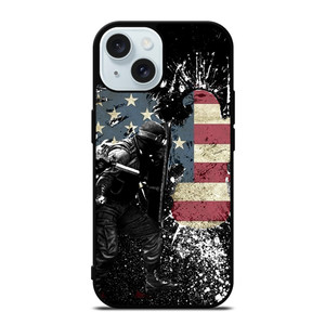 SWAT EAGLE AMERICAN FLAG iPhone 15  Case Cover