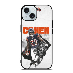 TARIK COHEN CHICAGO BEARS 2 iPhone 15 Case Cover TARIK COHEN CHICAGO BEARS 2 iPhone 15 Case Cover