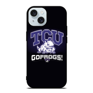 TCU HORNED FROGS COLLEGE iPhone 15 Case Cover TCU HORNED FROGS COLLEGE iPhone 15 Case Cover