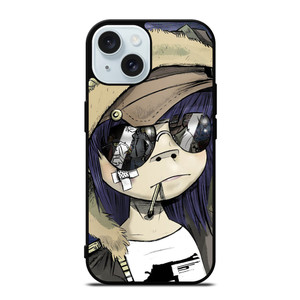 THE GORILLAZ NOODLES iPhone 15 Case Cover THE GORILLAZ NOODLES iPhone 15 Case Cover