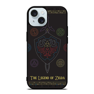 THE LEGEND OF ZELDA GAME ICON LOGO iPhone 15 Case Cover THE LEGEND OF ZELDA GAME ICON LOGO iPhone 15 Case Cover