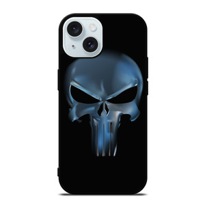 THE PUNISHER SKULL METAL LOGO iPhone 15  Case Cover