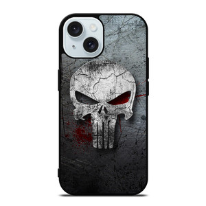THE PUNISHER SKULL METAL iPhone 15  Case Cover