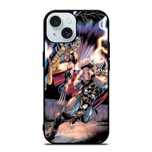 THOR VS WOLVERINE ANIME iPhone 15 Case Cover THOR VS WOLVERINE ANIME iPhone 15 Case Cover