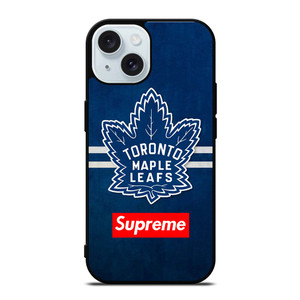 TORONTO MAPLE LEAFS SUPREME iPhone 15 Case Cover TORONTO MAPLE LEAFS SUPREME iPhone 15 Case Cover