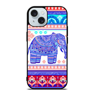 TRIBAL ORNAMENTSTOCK VECTOR ELEPANT iPhone 15 Case Cover TRIBAL ORNAMENTSTOCK VECTOR ELEPANT iPhone 15 Case Cover