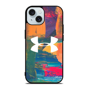 UNDER ARMOUR LOGO ABSTRACT PAINT iPhone 15 Case Cover UNDER ARMOUR LOGO ABSTRACT PAINT iPhone 15 Case Cover