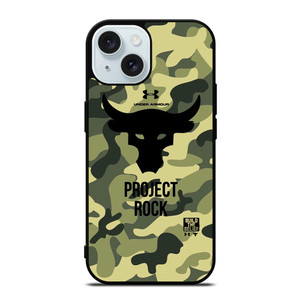UNDER ARMOUR PROJECT ROCK CAMO iPhone 15  Case Cover