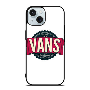 VANS CLASSIC LOGO BADGE iPhone 15 Case Cover VANS CLASSIC LOGO BADGE iPhone 15 Case Cover