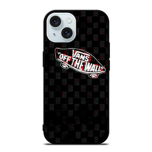 VANS OFF THE WALL GLITCH LOGO iPhone 15 Case Cover VANS OFF THE WALL GLITCH LOGO iPhone 15 Case Cover