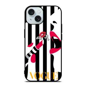 VOGUE LOGO LIPSTICK iPhone 15  Case Cover