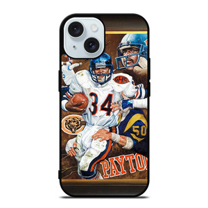 WALTER PAYTON FOOTBALL CHICAGO BEARS iPhone 15  Case Cover