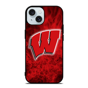 WISCONSIN BADGER LOGO iPhone 15  Case Cover WISCONSIN BADGER LOGO iPhone 15  Case Cover