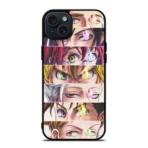 7 SEVEN DEADLY SINS CHARACTER FACES iPhone 15 Plus Case 7 SEVEN DEADLY SINS CHARACTER FACES iPhone 15 Plus Case