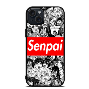 AHEGAO SENPAI ANIME iPhone 15 Plus Case AHEGAO SENPAI ANIME iPhone 15 Plus Case