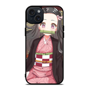 ANIME DEMON SLAYER KIMETSU NO YAIBA CUTE GIRL iPhone 15 Plus Case