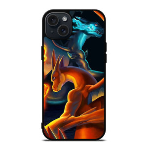 ANIME POKEMON CHARIZARD MEGA EVOLUTION iPhone 15 Plus Case