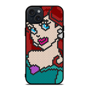 ARIEL LITTLE MERMAID DISNEY MOZAIC iPhone 15 Plus Case ARIEL LITTLE MERMAID DISNEY MOZAIC iPhone 15 Plus Case
