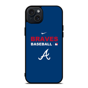 ATALANTA BRAVES BASEBALL LOGO iPhone 15 Plus Case ATALANTA BRAVES BASEBALL LOGO iPhone 15 Plus Case
