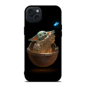 BABY YODA BUTTERFLY STAR WARS iPhone 15 Plus Case BABY YODA BUTTERFLY STAR WARS iPhone 15 Plus Case
