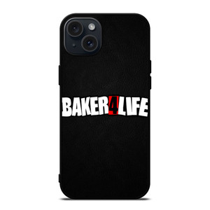 BAKER 4 LIFE LEATHER LOGO iPhone 15 Plus Case