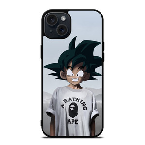 BAPE BATHING APE GOKU DRAGON BALL iPhone 15 Plus Case BAPE BATHING APE GOKU DRAGON BALL iPhone 15 Plus Case